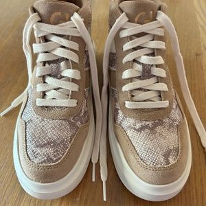 Snake-skin Cole Haan GrandPro sneakers 7.5M - brown